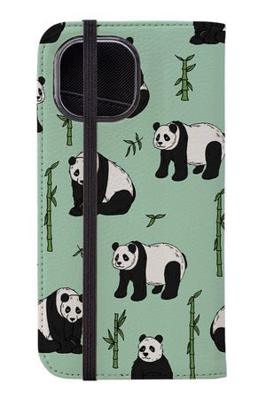 Panda Wallet Phone Case (Mint) | Harper & Blake