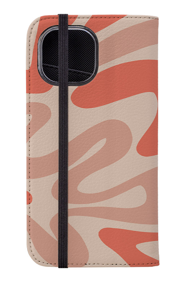 Swirl Shapes Wallet Phone Case (Nude) | Harper & Blake