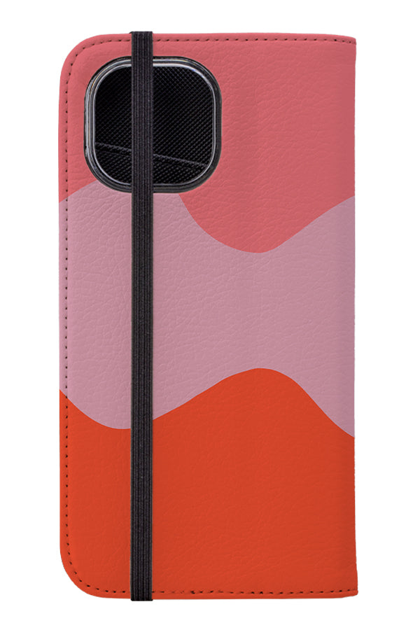 Wavy Stripes Wallet Phone Case (Pink) | Harper & Blake