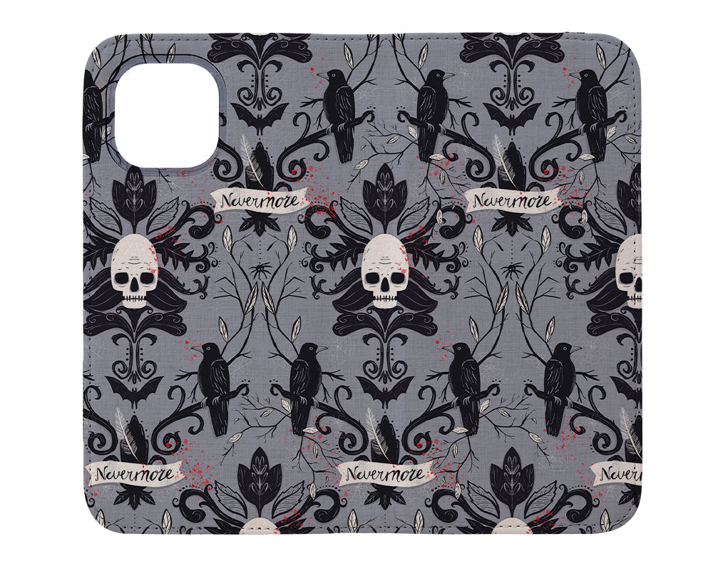 Gothic Halloween by Michele Norris Wallet Phone Case (Purple) | Harper & Blake