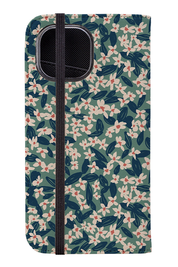 Floritago by Álex Roda Wallet Phone Case (Green) | Harper & Blake