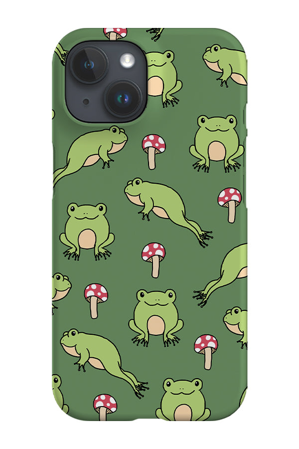Frog Mushroom Phone Case (Green) Tech Cases - Harper & Blake