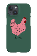 Bold Graphic Chicken Phone Case (Green)