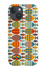 Geometric Fish by Angela Sbandelli Phone Case (Multicolour)