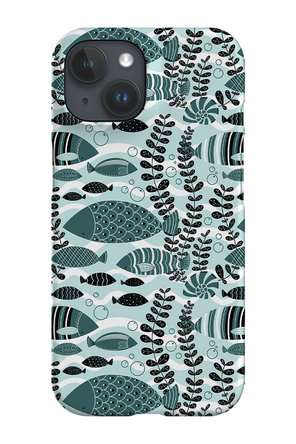 
                  
                    Geometric Fish by Angela Sbandelli Phone Case (Pine and Mint) | Harper & Blake
                  
                