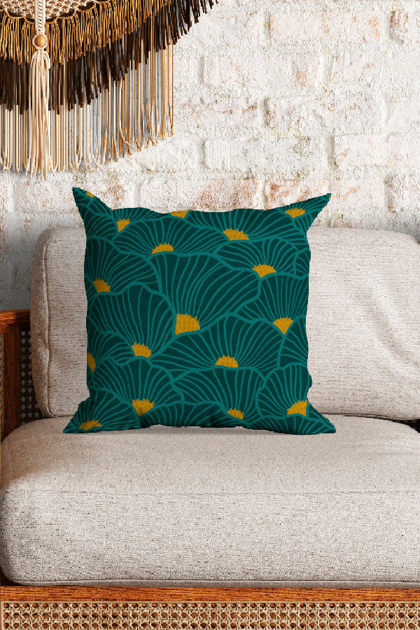 San Diego By Amy MacCready Square Cushion (Green) | Harper & Blake