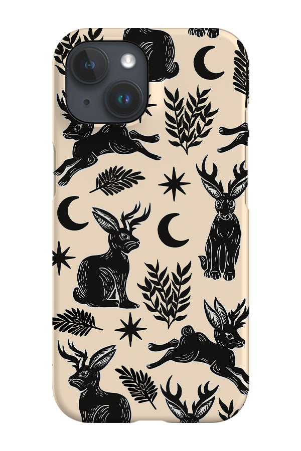 Jackalope Scatter Phone Case (Cream) | Harper & Blake