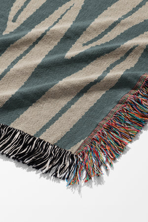 Cleopatra By Amy MacCready Jacquard Woven Blanket (Grey) | Harper & Blake