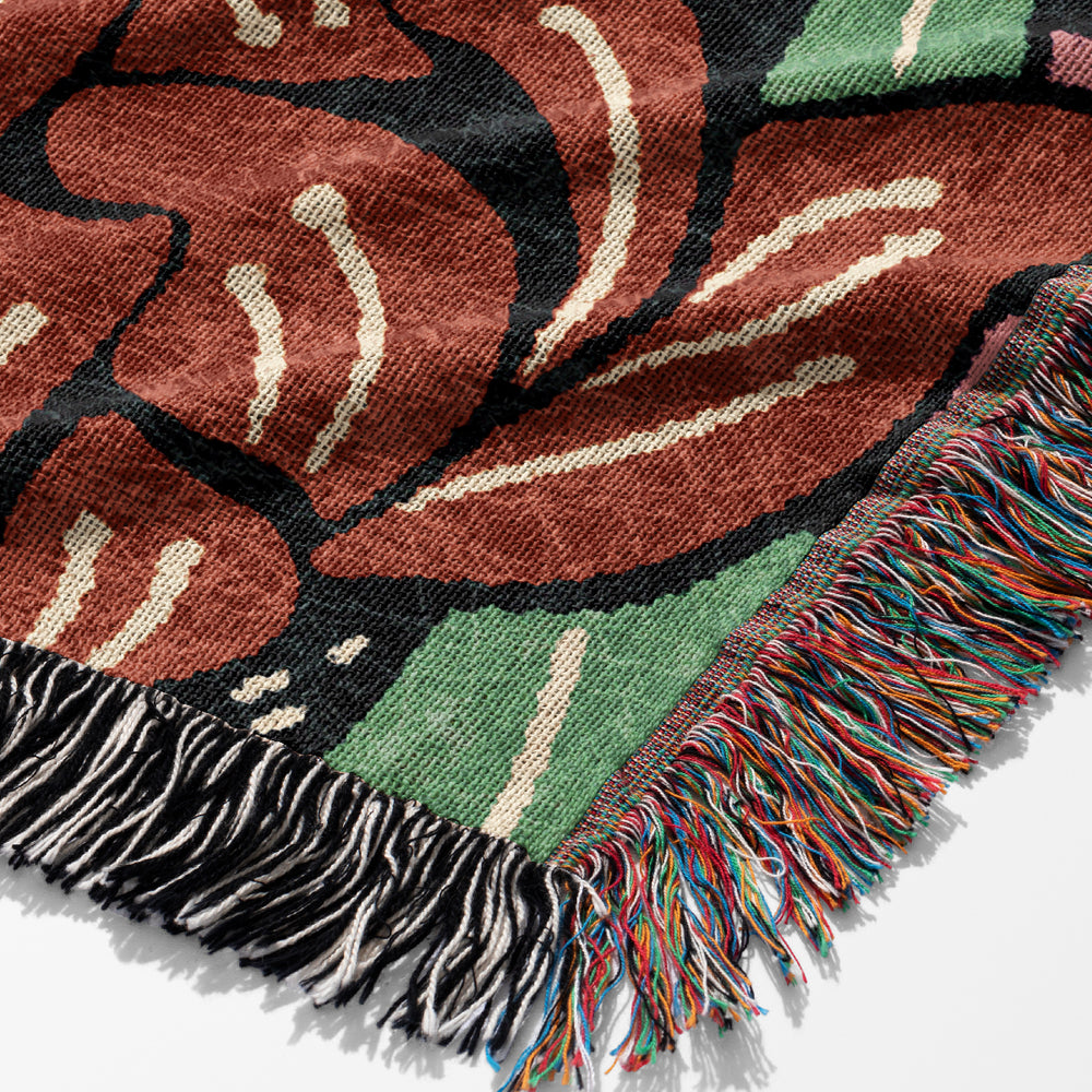 
                  
                    Floris By Amy MacCready Jacquard Woven Blanket (Dark) | Harper & Blake
                  
                