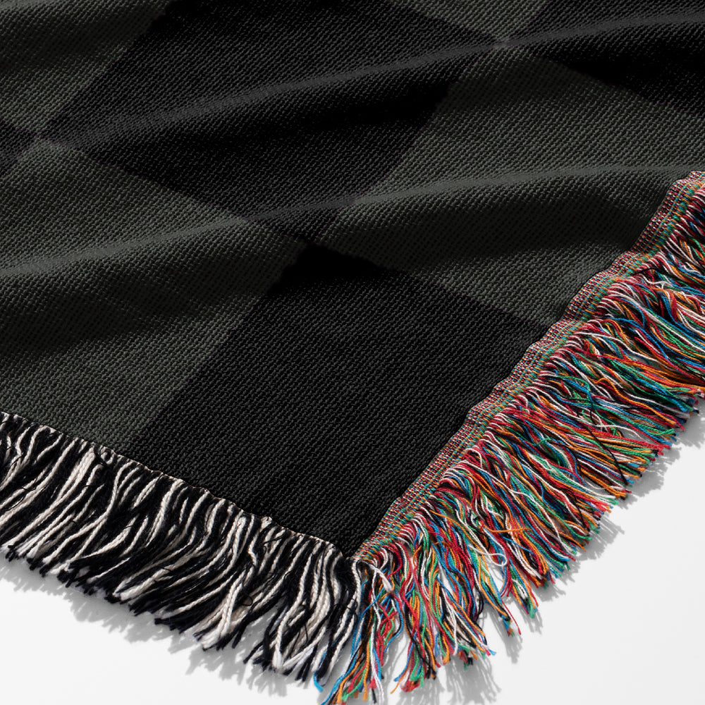 
                  
                    Checkered Jacquard Woven Blanket (Grey Black) | Harper & Blake
                  
                