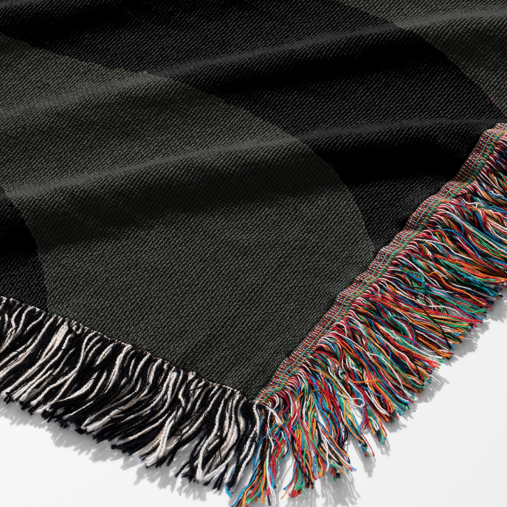 
                  
                    Swirl Lines Abstract Jacquard Woven Blanket (Grey) | Harper & Blake
                  
                