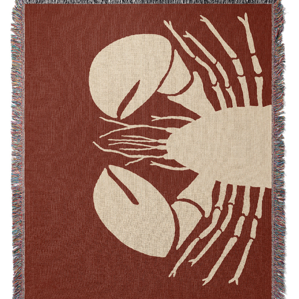 
                  
                    Up-Close Lobster Jacquard Woven Blanket (Red) | Harper & Blake
                  
                