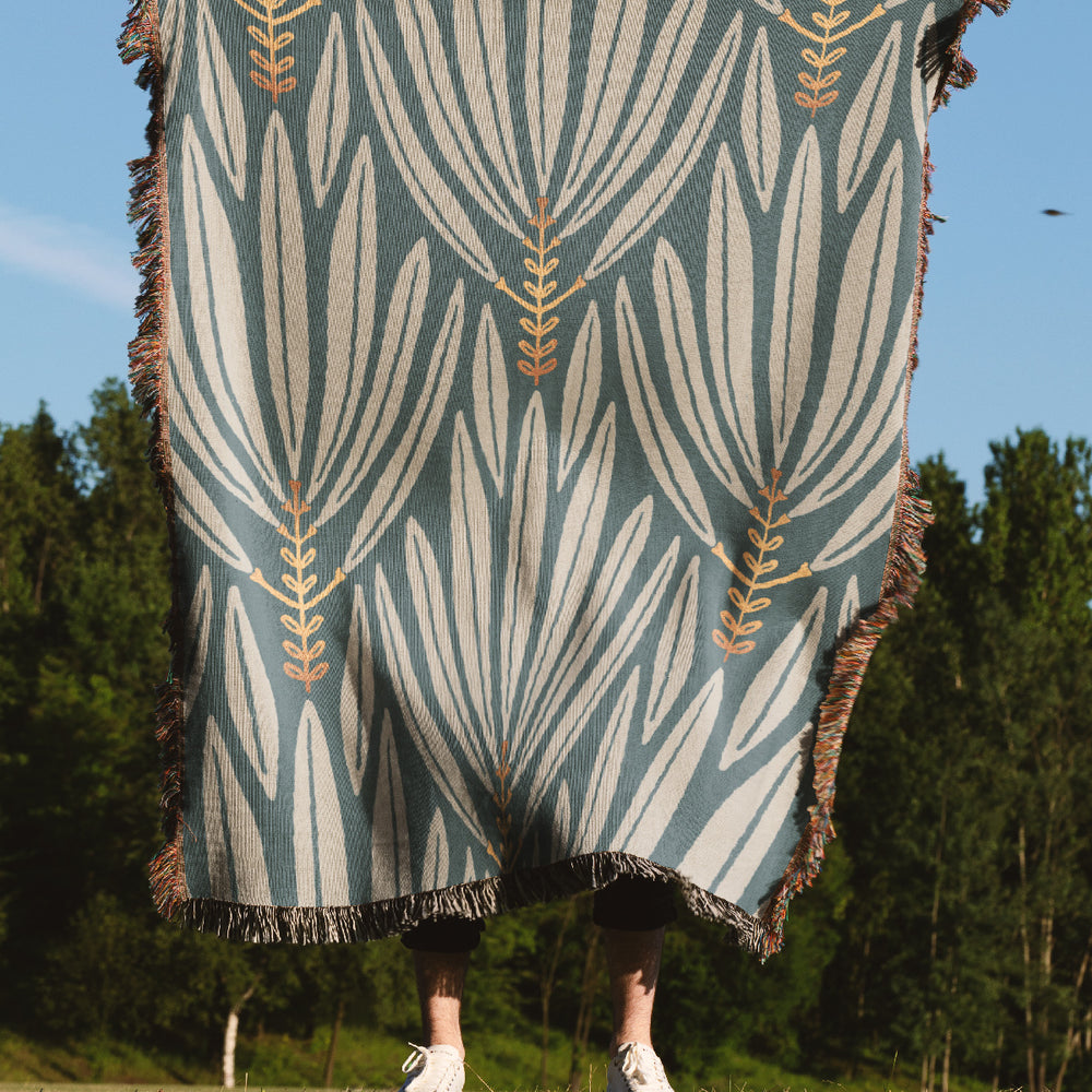 
                  
                    Cleopatra By Amy MacCready Jacquard Woven Blanket (Grey) | Harper & Blake
                  
                