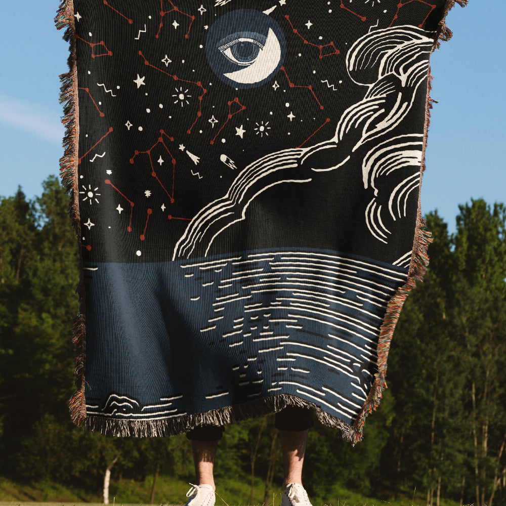 
                  
                    Seaset Eye Jacquard Woven Blanket (Dark) | Harper & Blake
                  
                