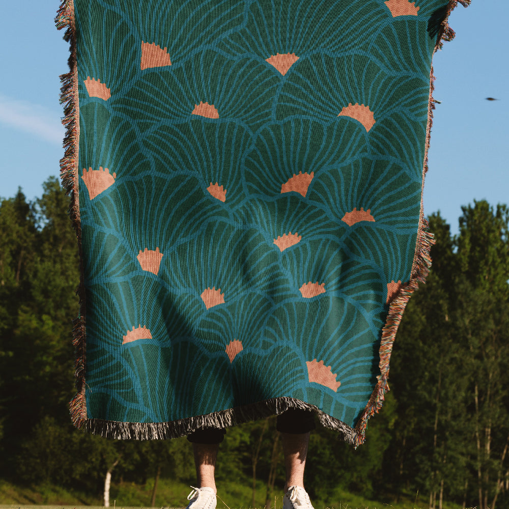 
                  
                    San Diego By Amy MacCready Jacquard Woven Blanket (Green) | Harper & Blake
                  
                