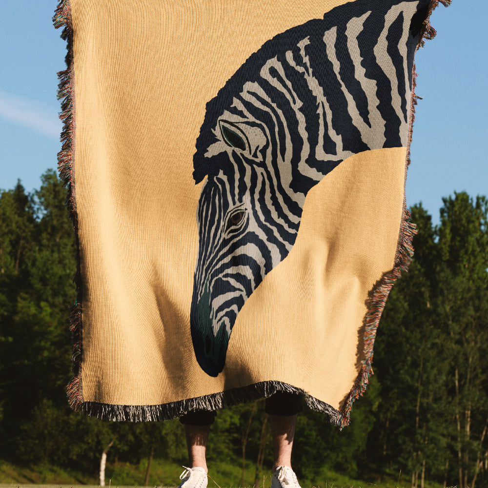 
                  
                    Zebra Jacquard Woven Blanket (Yellow) | Harper & Blake
                  
                