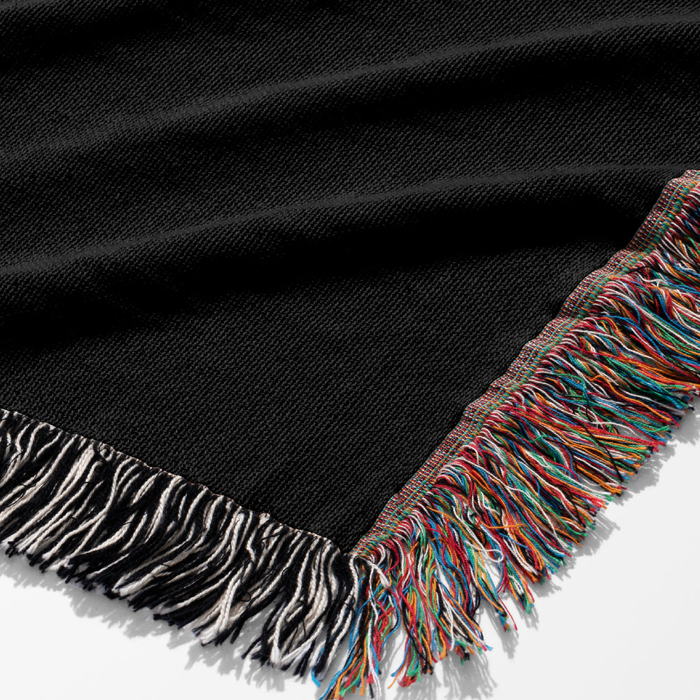 
                  
                    Abstract Bird Jacquard Woven Blanket (Black) | Harper & Blake
                  
                