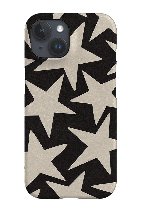 Vintage Large Stars Phone Case (Black) | Harper & Blake