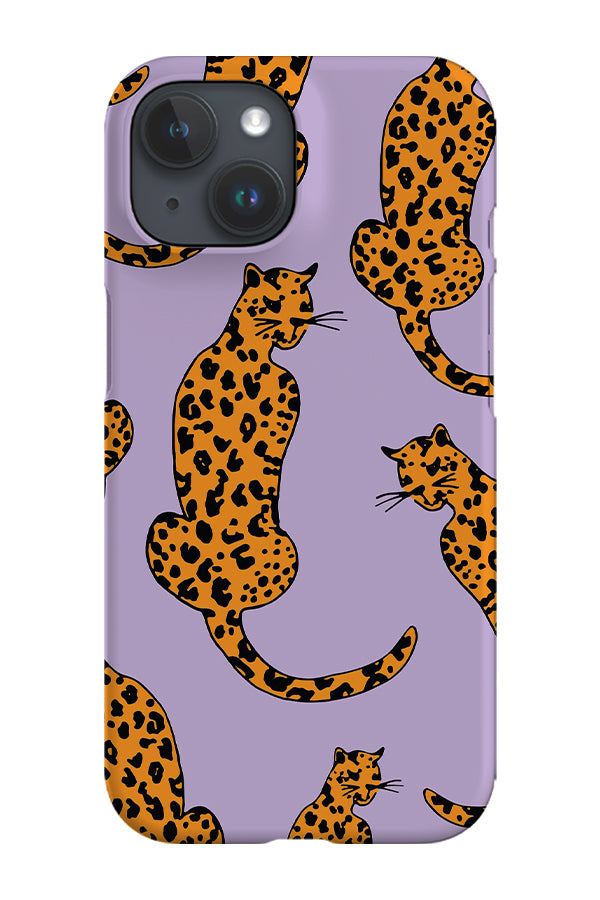 Leopard Animal Phone Case (Lilac) | Harper & Blake