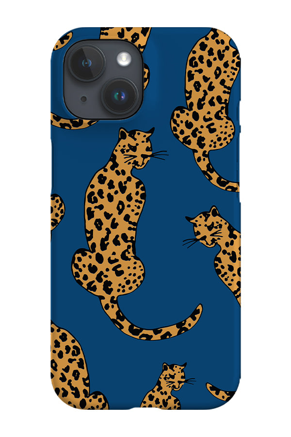 Leopard Animal Phone Case (Blue) | Harper & Blake