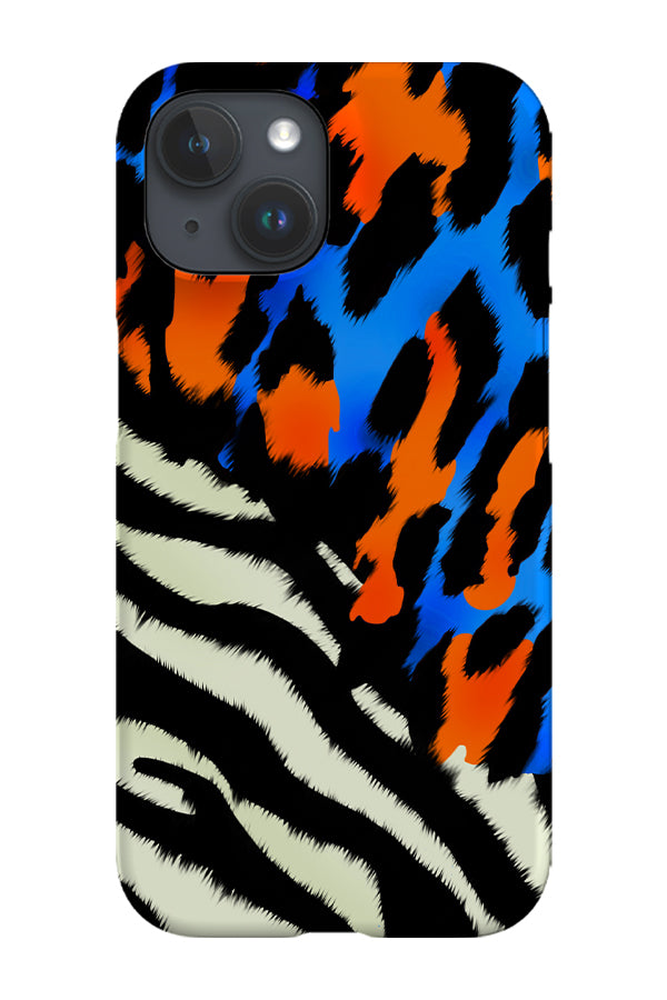 Leopard Zebra Print Phone Case (Multicolour) | Harper & Blake