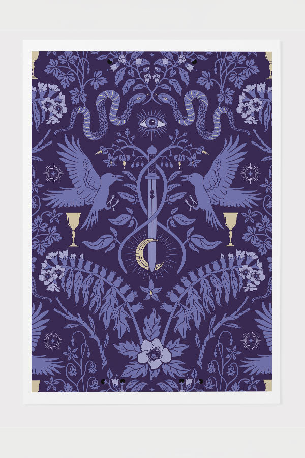 
                  
                    Witch Garden by Misentangledvision Giclée Art Print Poster (Periwinkle) | Harper & Blake
                  
                