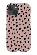 Polka Dots Memphis Phone Case (Pink)