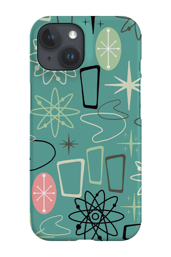 Mid Century Pattern Phone Case (Turquoise) | Harper & Blake