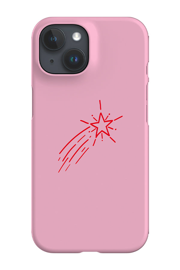 Minimalist Shooting Star Phone Case (Pink)
