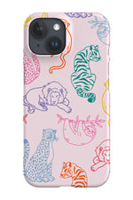 Mixed Animal Scatter Phone Case (Rainbow)