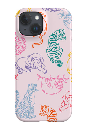 Mixed Animal Scatter Phone Case (Rainbow) | Harper & Blake