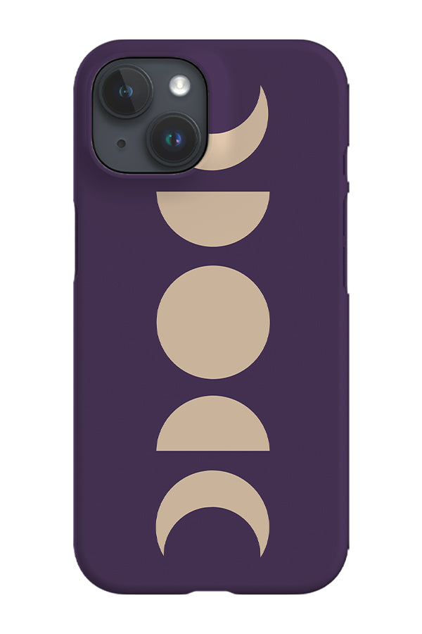 Moon Phases Phone Case (Purple) | Harper & Blake