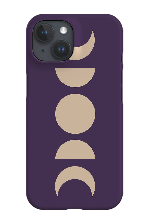 Moon Phases Phone Case (Purple)