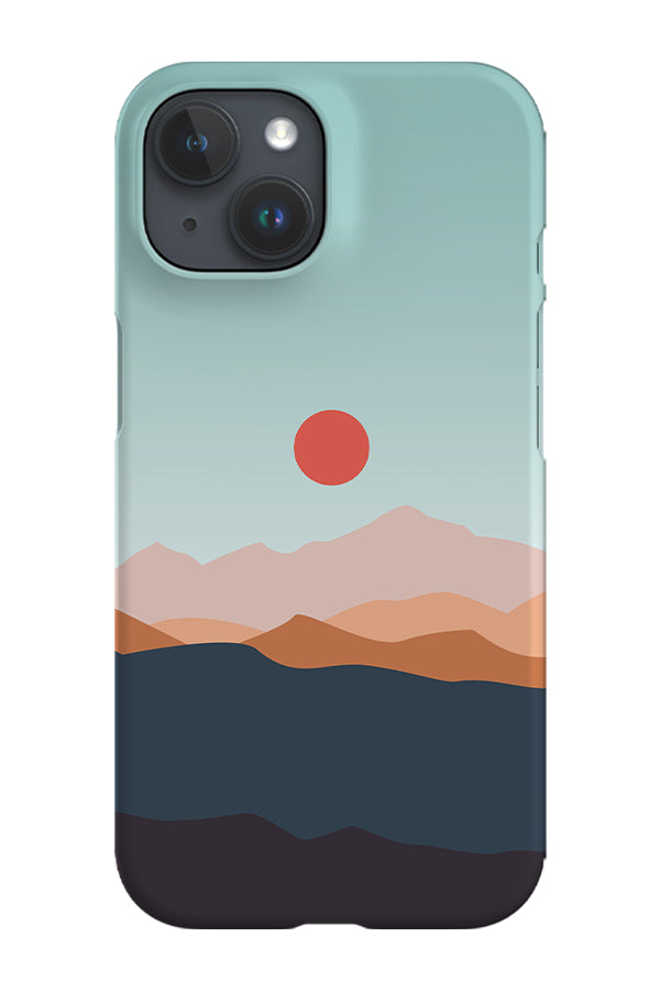 Mountain Range Phone Case (Blue) | Harper & Blake