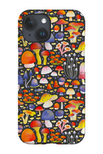 Mushrooms by Angela Sbandelli Phone Case (Grey)