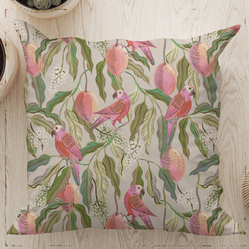 
                  
                    Moody Mango Garden By Rebecca Elfast Square Cushion (Light) | Harper & Blake
                  
                