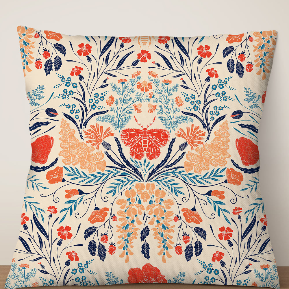 
                  
                    Wildflower Botanical by Denes Anna Design Square Cushion (Retro) | Harper & Blake
                  
                