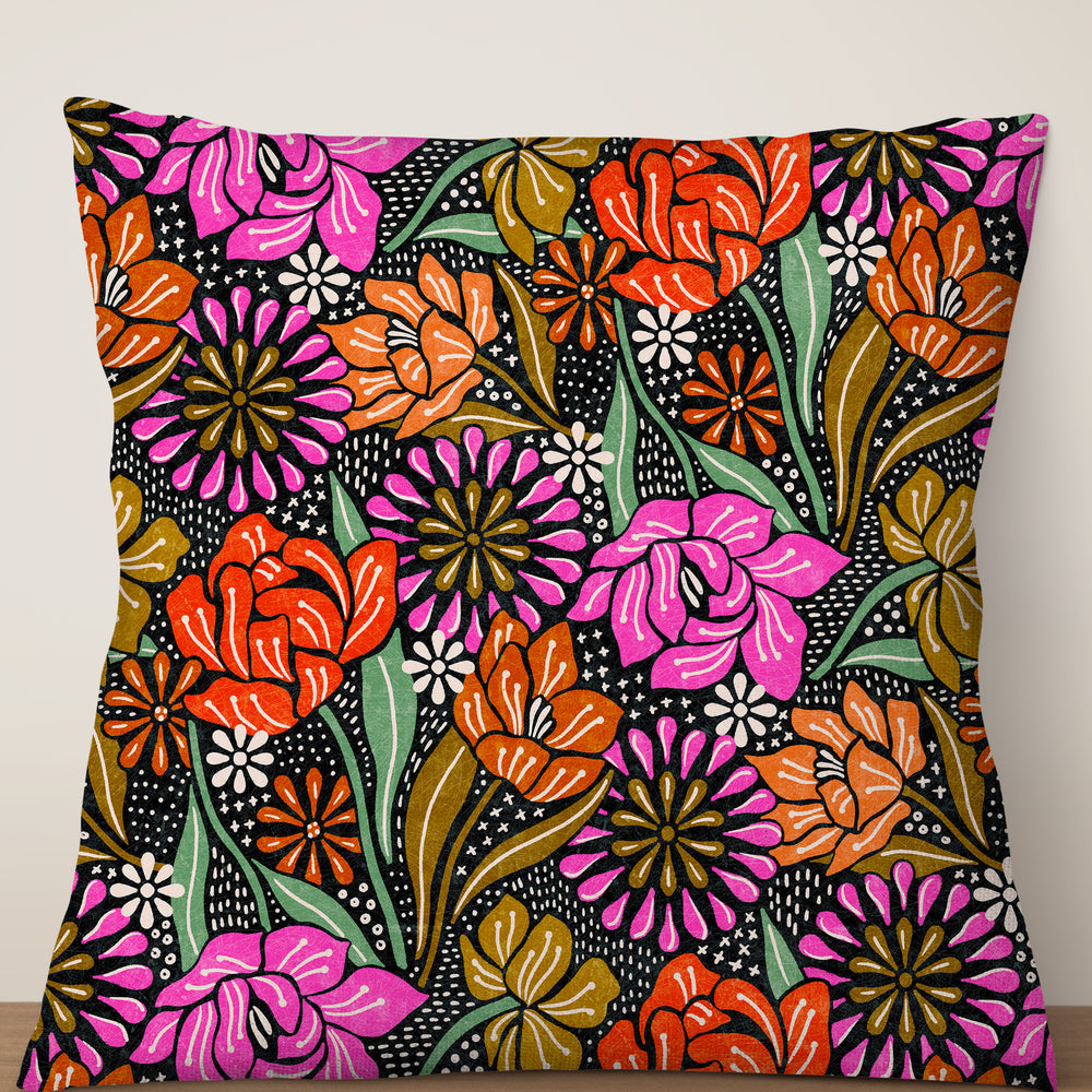 
                  
                    Floris By Amy MacCready Square Cushion (Dark) | Harper & Blake
                  
                