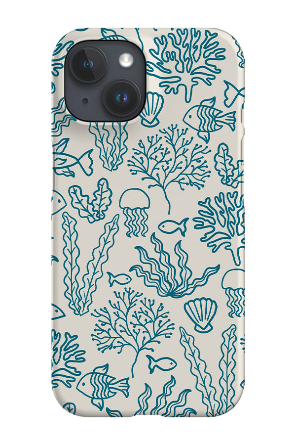 Ocean Coral Reef Phone Case (Beige) | Harper & Blake