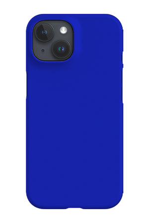 Azure Blue Plain Block Colour Phone Case | Harper & Blake