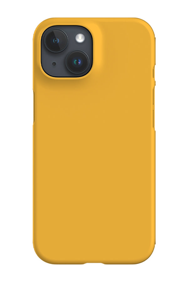 Butterscotch Yellow Plain Block Colour Phone Case | Harper & Blake