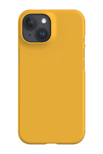 Butterscotch Yellow Plain Block Colour Phone Case