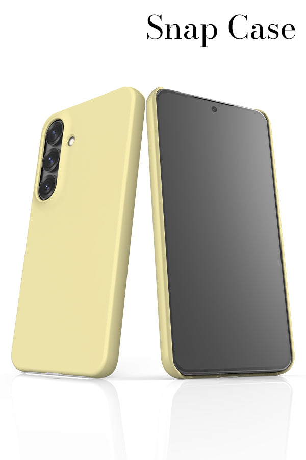 Plain Block Colour Samsung Galaxy Snap Phone Case (Banana Yellow) | Harper & Blake