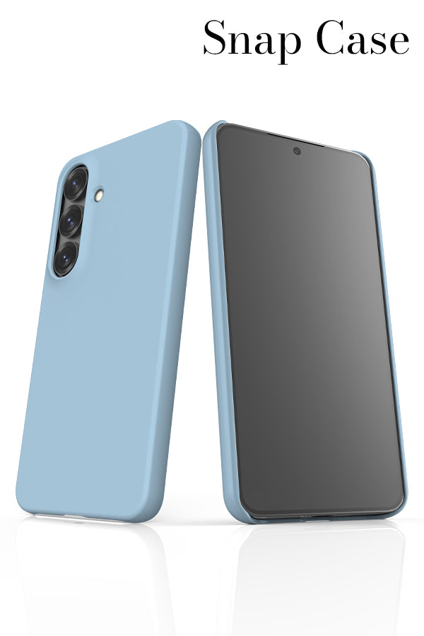 Plain Block Colour iPhone Phone Snap Case (Powder Blue) | Harper & Blake