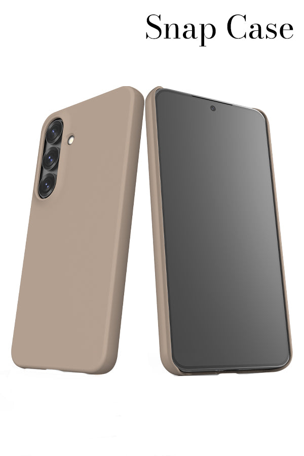 Still Tone Block Colour Samsung Galaxy Snap Phone Case (Clay Taupe) | Harper & Blake