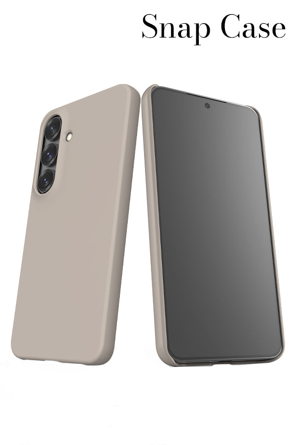 Still Tone Block Colour Samsung Galaxy Snap Phone Case (Putty Grey) | Harper & Blake