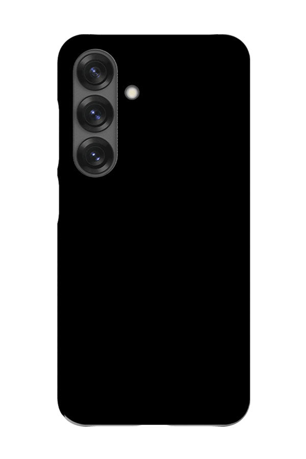 Black Plain Block Colour Samsung Galaxy Phone Case | Harper & Blake