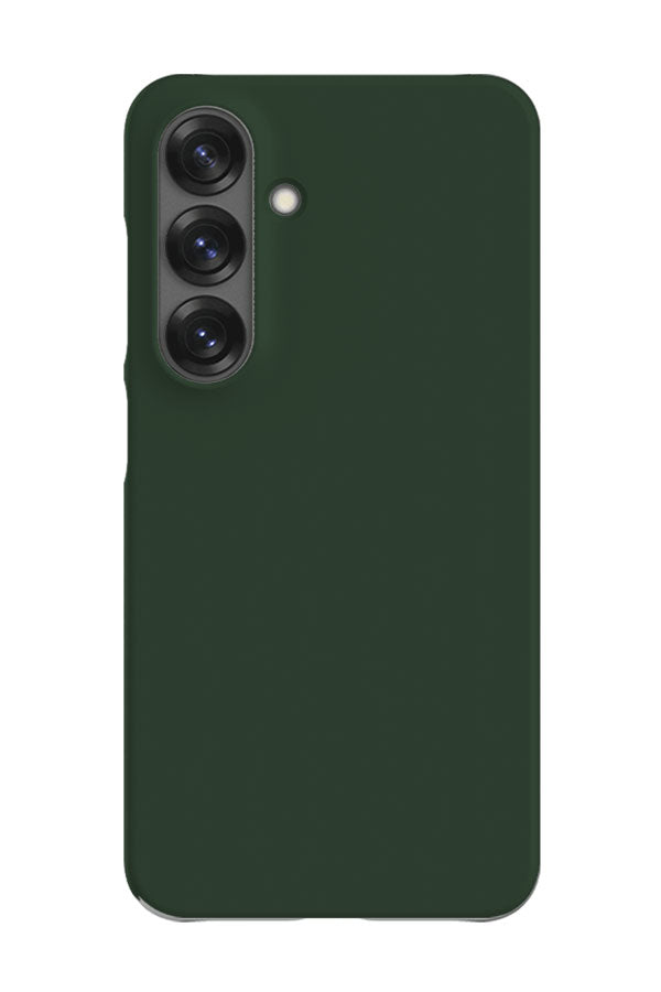 Pine Green Plain Block Colour Samsung Galaxy Phone Case | Harper & Blake