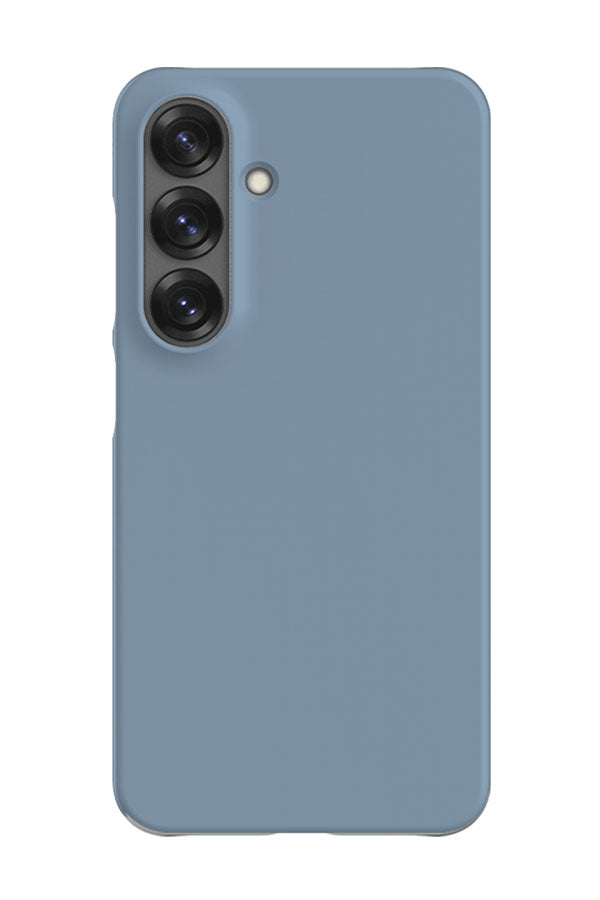 Still Tone Block Colour iPhone Phone Case (Dusty Blue) | Harper & Blake