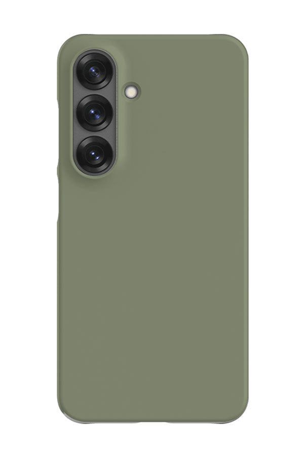 Still Tone Block Colour Samsung Galaxy Phone Case (Moss Green) | Harper & Blake